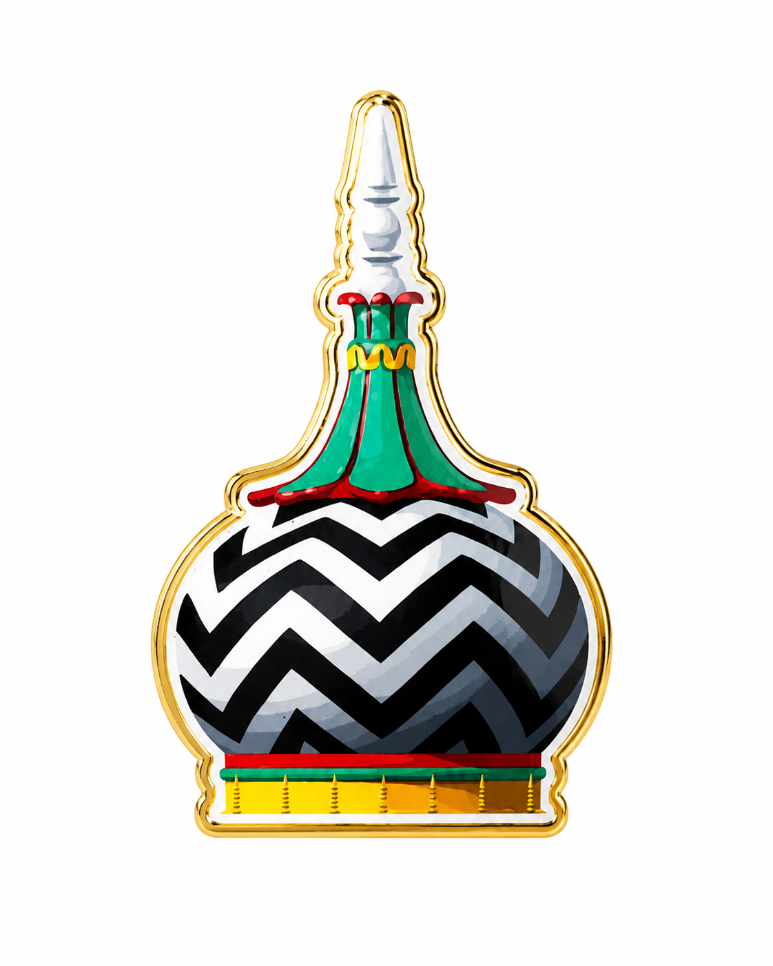 Gumbad E Raza Brooch