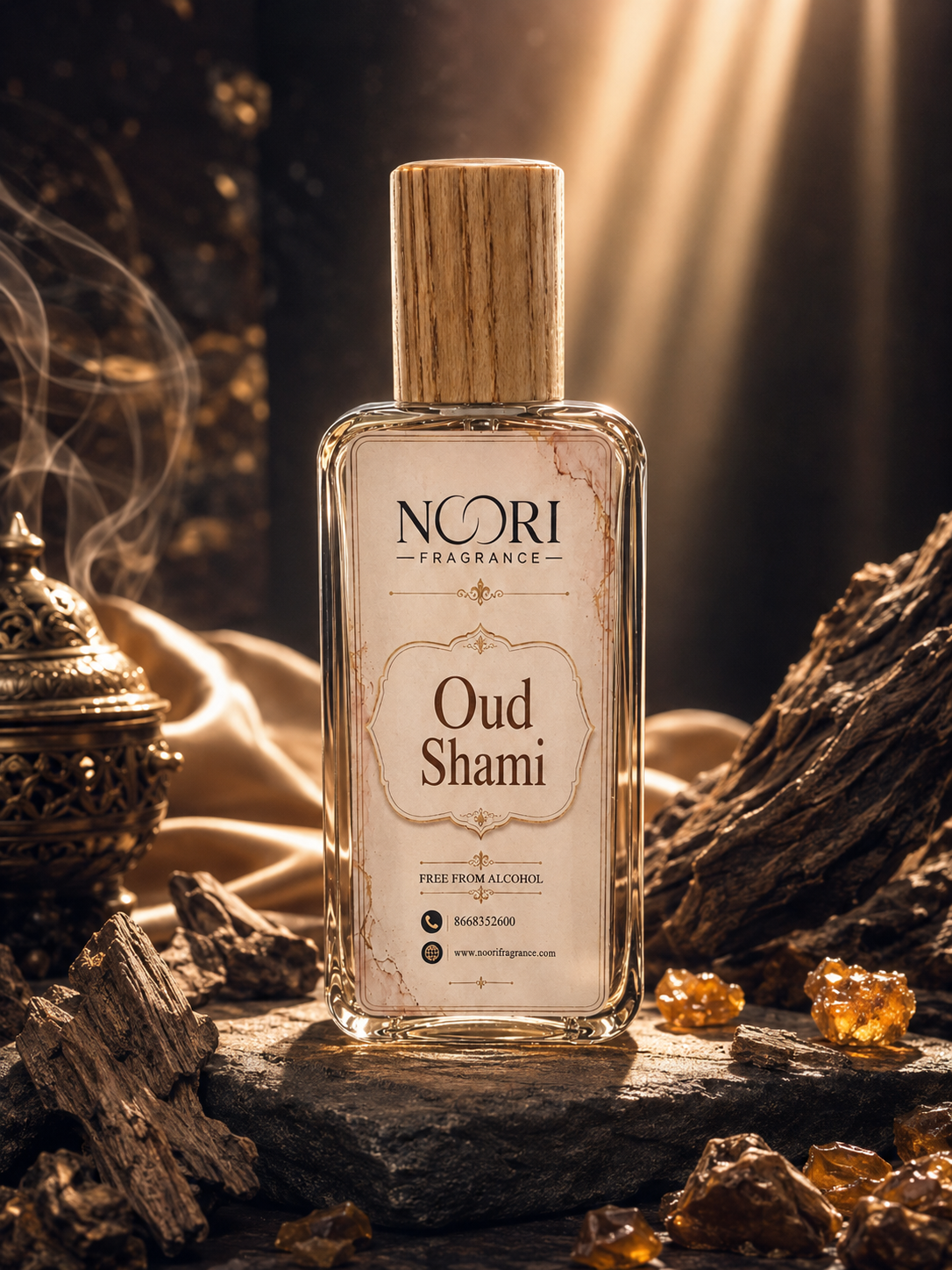 Oud Shami 50ml Perfume Free From Alcohol
